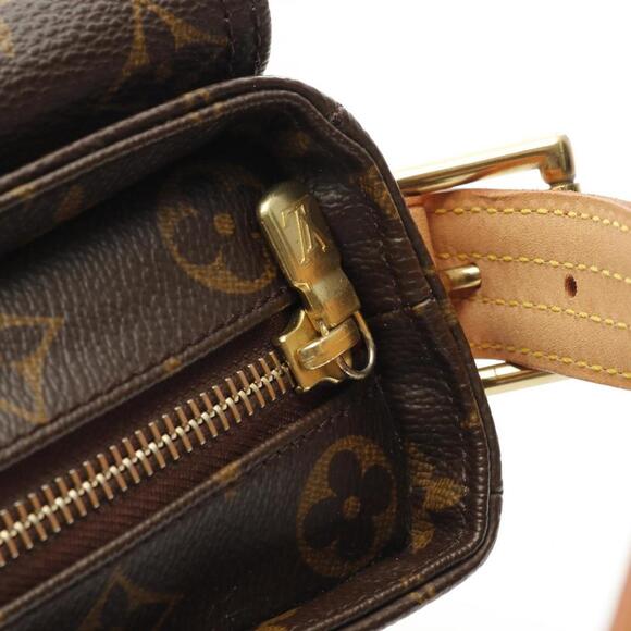 LOUIS VUITTON Brown Monogram Leather Shoulder Bag - Picture 10 of 11